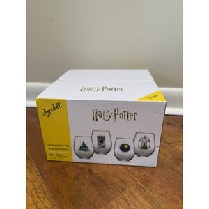 Harry Potter Hogwarts For The Holidays Stemless Wine Glass Set Of 4 By JoyJolt